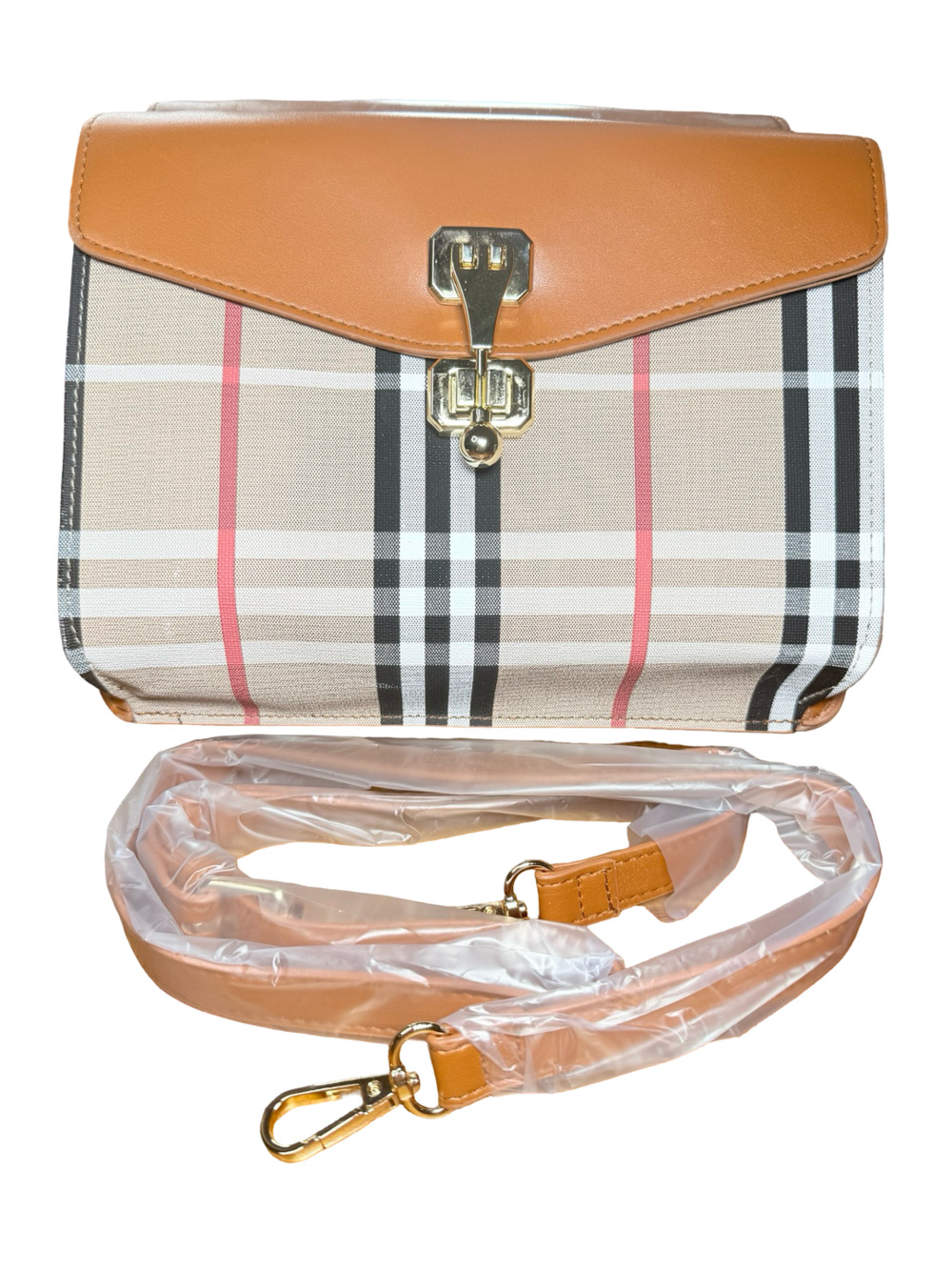 Loulu Berry Collection Crossbody Purse Handbag With Shoulder Strap